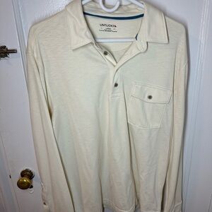 UNTUCKit Cream Casual Button Down Shirt